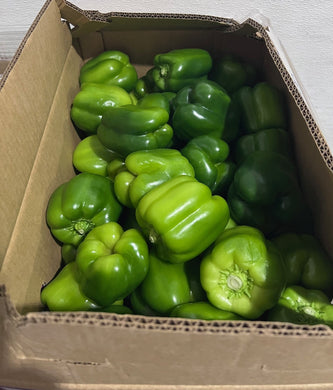 Green Pepper Large 25lb, Mexico Large